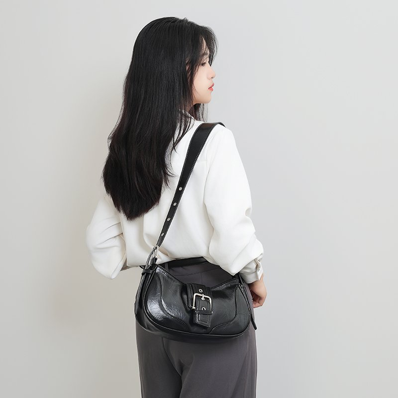 Fashion handbag Summer candy color shoulder bags female big buckle underarm bags women handbags