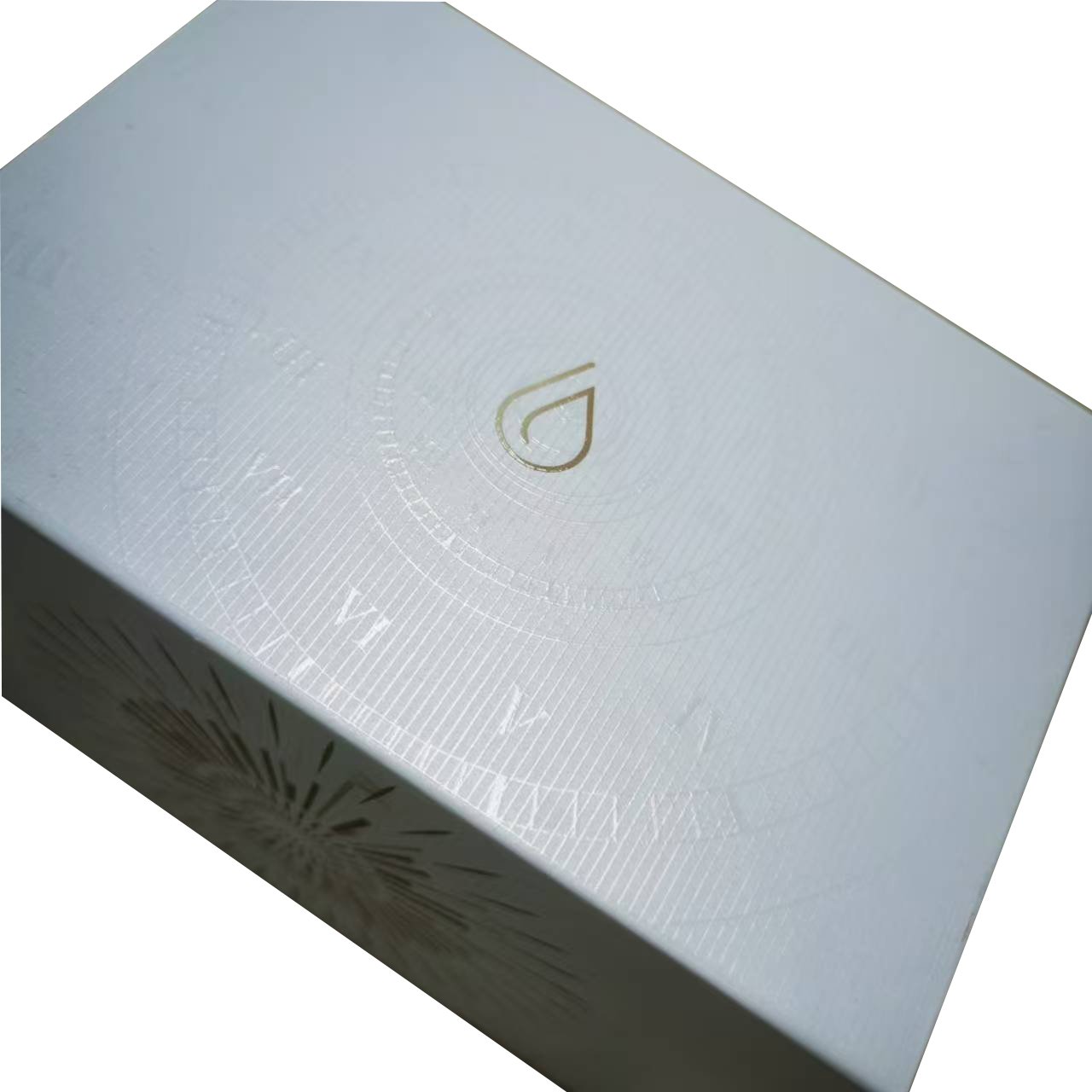 Factory Embossed Cardboard Box Packaging Flip Top Skin Care Cream Jar Packaging Box