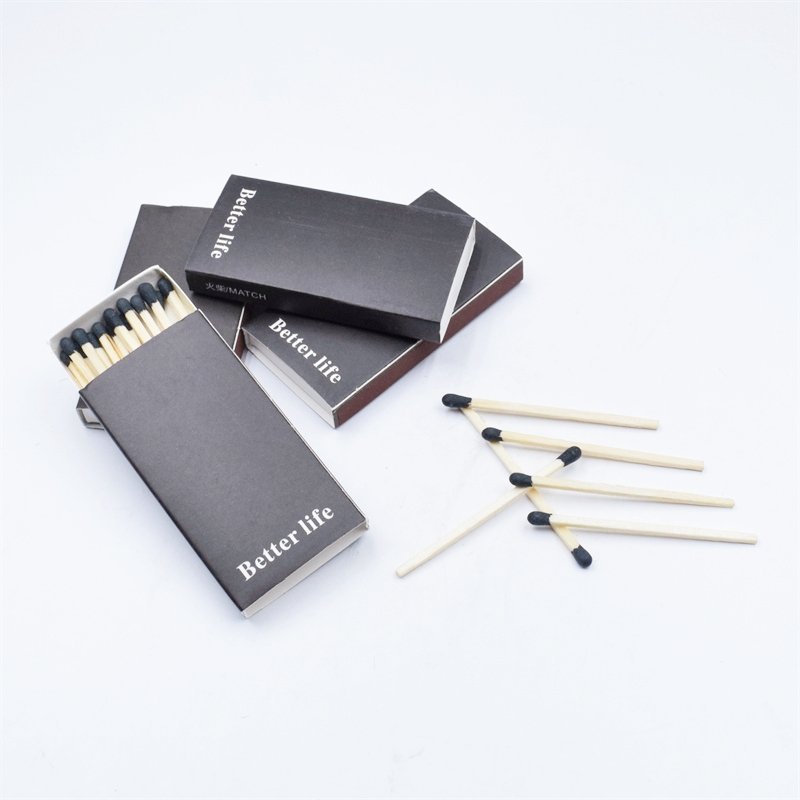 Factory wholesale long wooden stick matching with customized match box