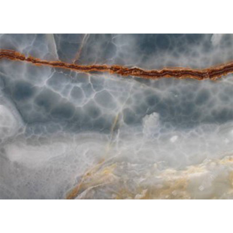 Blue Aurora Marble Slabs Book matched Beige Marble for Interior Wall Cladding