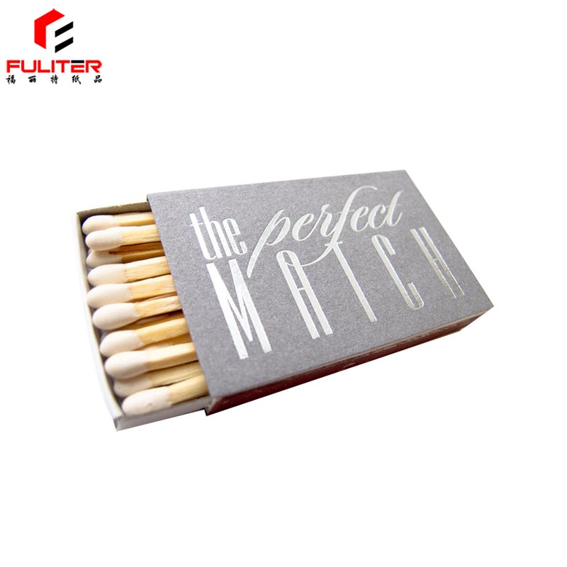 Mini candle Match Stick Box Custom Plain White Match Box with Matches