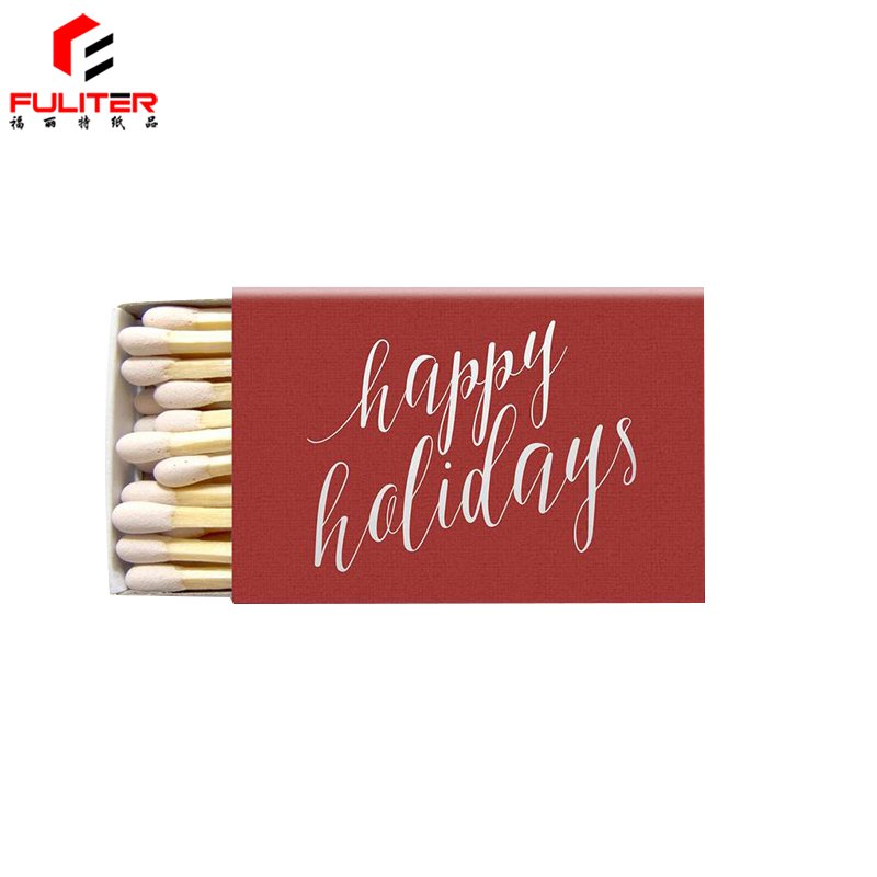 Mini candle Match Stick Box Custom Plain White Match Box with Matches