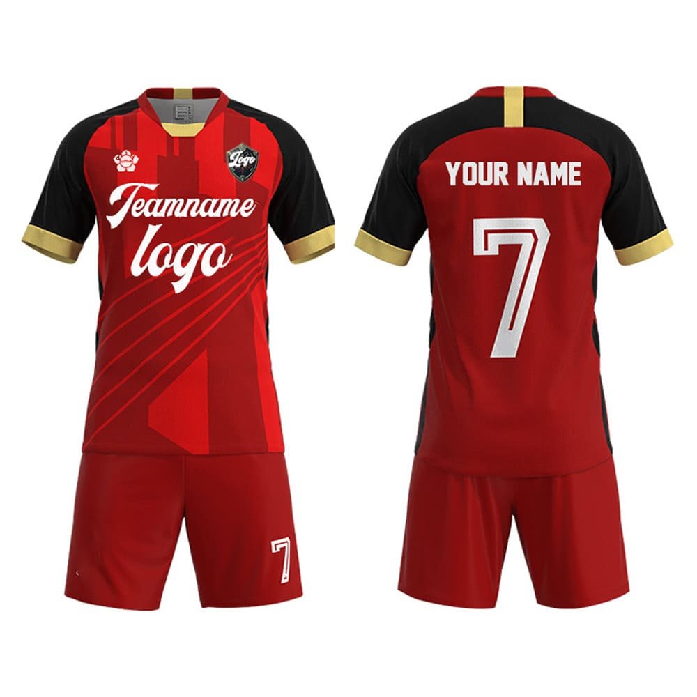 Men Women Kid Football Jerseys Set Match Training Fitness Customize Printed Logo Name Number New Season Soccer Uniforms Suit