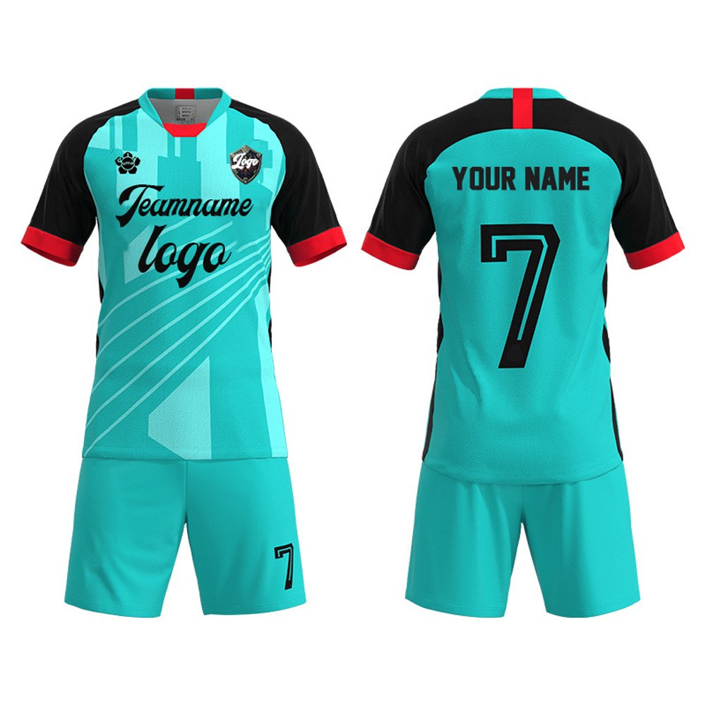 Men Women Kid Football Jerseys Set Match Training Fitness Customize Printed Logo Name Number New Season Soccer Uniforms Suit