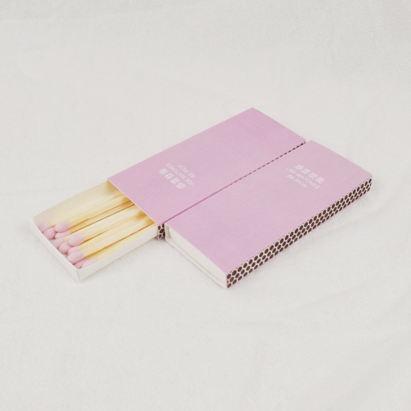 safety match boxes and match colors can be customized, Stereo house box match Premium sense matchbox black