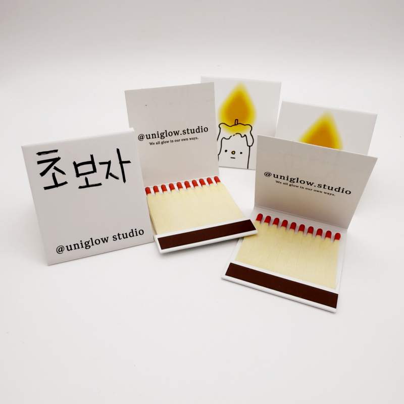customize advertising wholesale price matchbook personalized decorative household bulk holdercardboard book matches