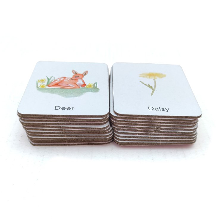 Early Education Custom Game Graphic Memory Matching Cognitive Cards