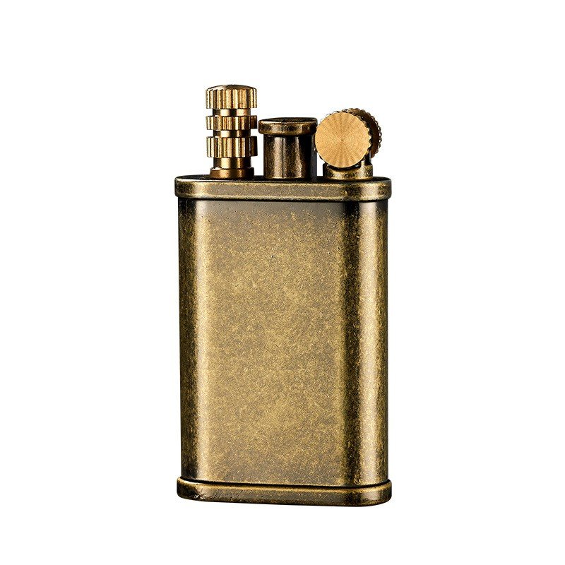 hot sale wholesale kerosene lighter with ten thousand matches lighter antique old lighter pure copper retro lighter