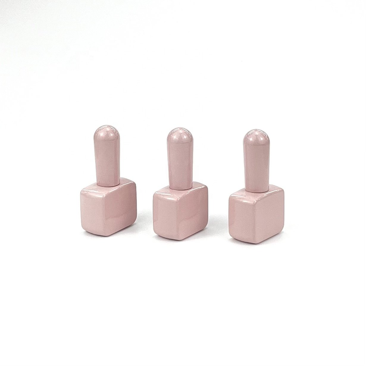 OEM13ml small capacity cute nail polish empty glass bottles factory wholesale custom color and logo matching LIDS and brushes