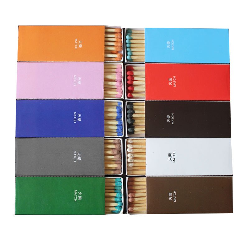 Wholesale Low Price Mutil Color Safe Material Long Match Stick With Box