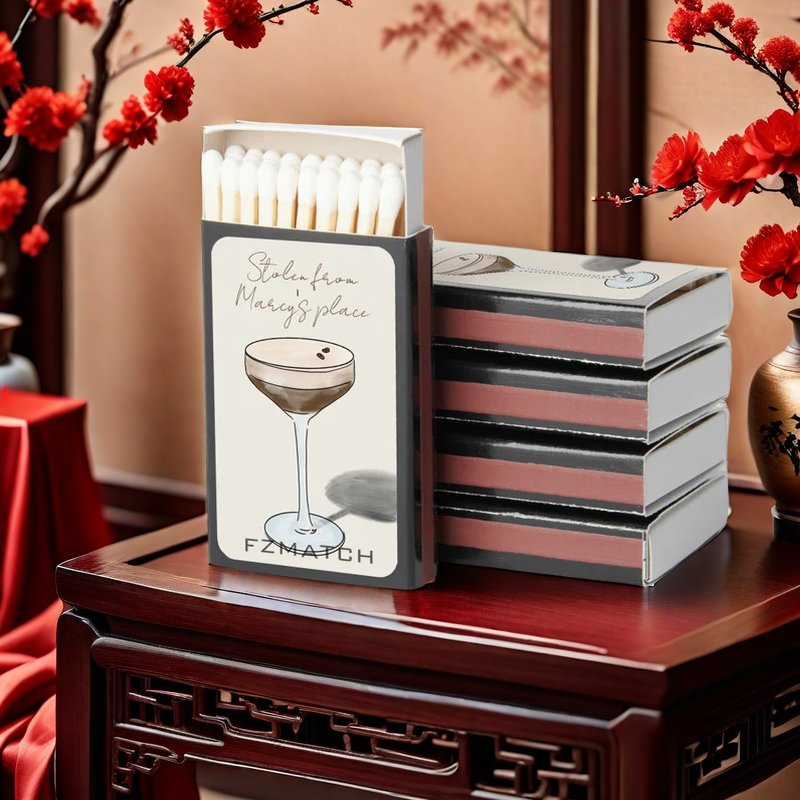 black Label white cheap factory Safety small with logo custom for box stick for hotel home colorful luxury candle matches