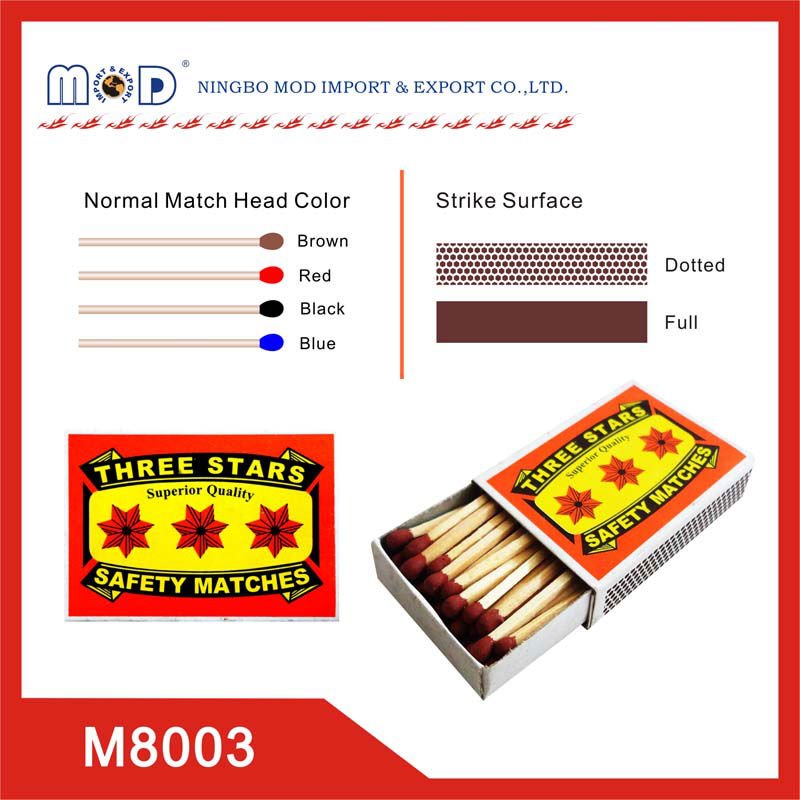 Lion safety wooden match