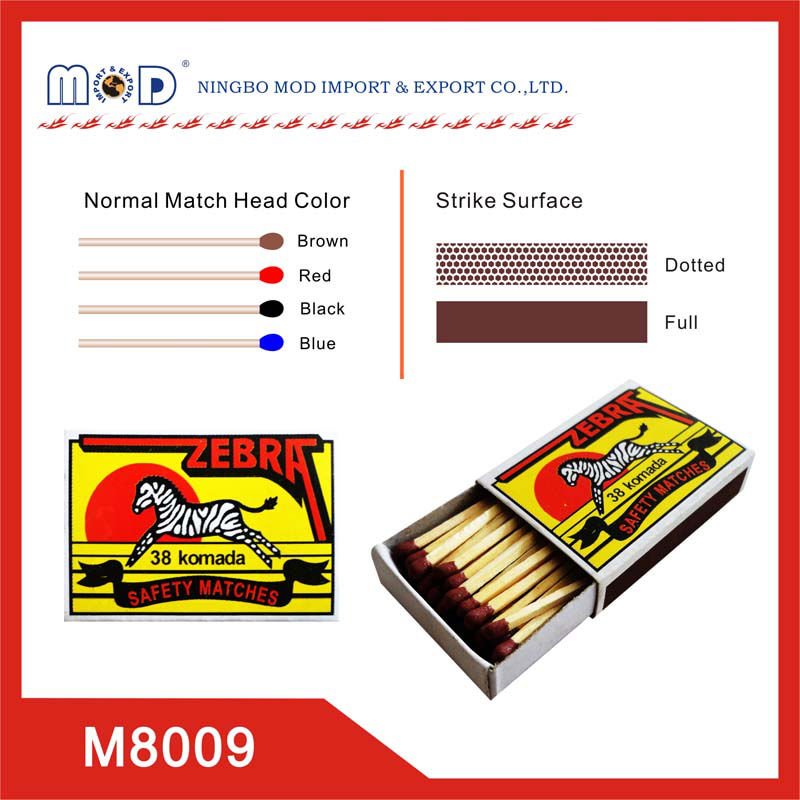 Lion safety wooden match