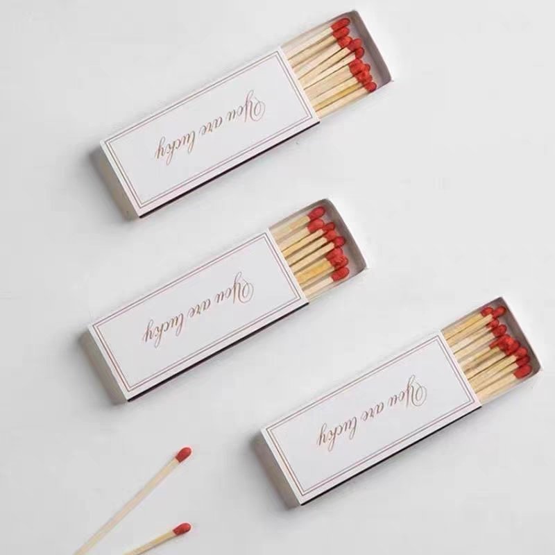 Recycled Customized Paper Fragrances Incense Scented Sticks Matches Packaging Gift Folded Boxes Packaging