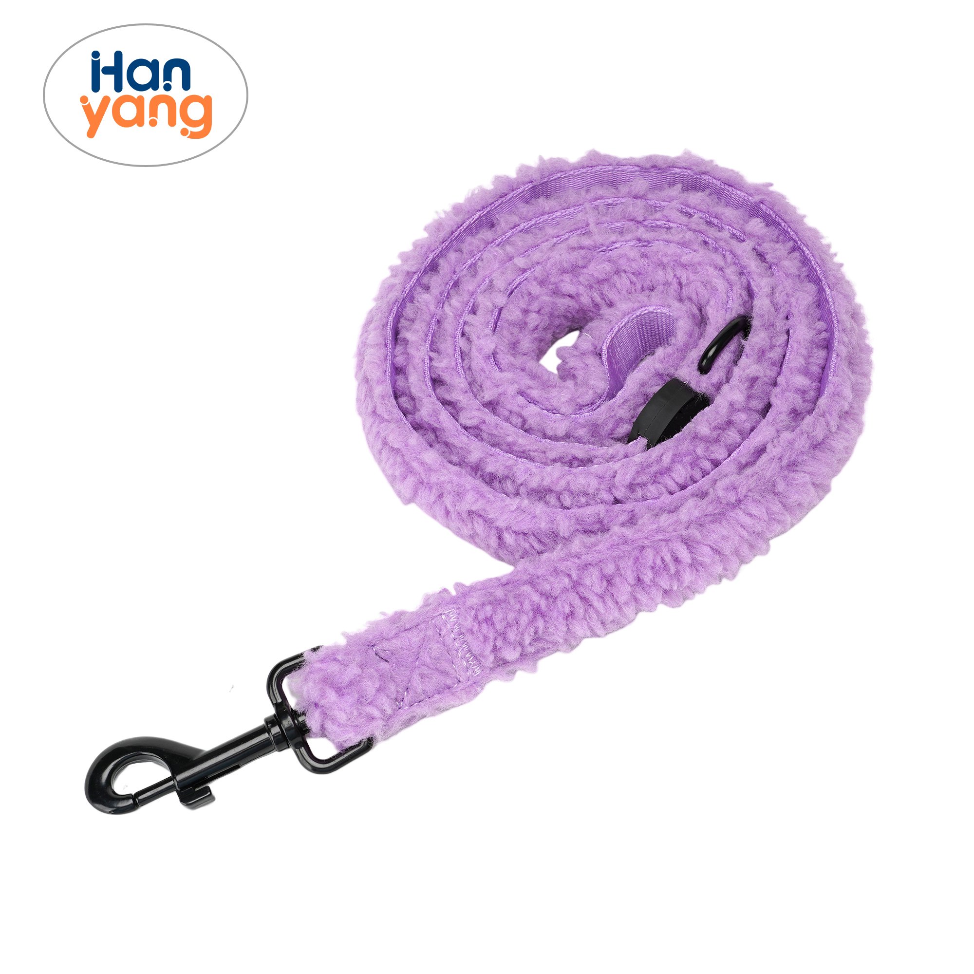 2023 Instagram Hottest Pet Supplier Luxury dog harness Adjustable Sherpa Pet collar and leash set with Metal Buckle