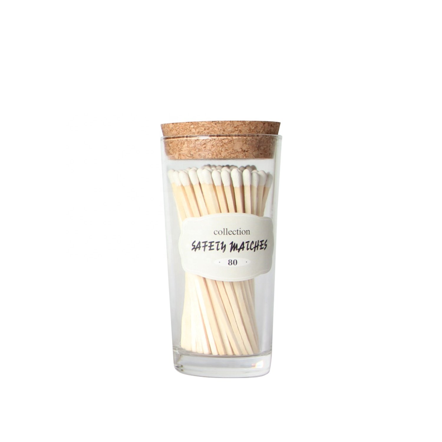 Beautiful matches extra long matches match sticks in glass jar