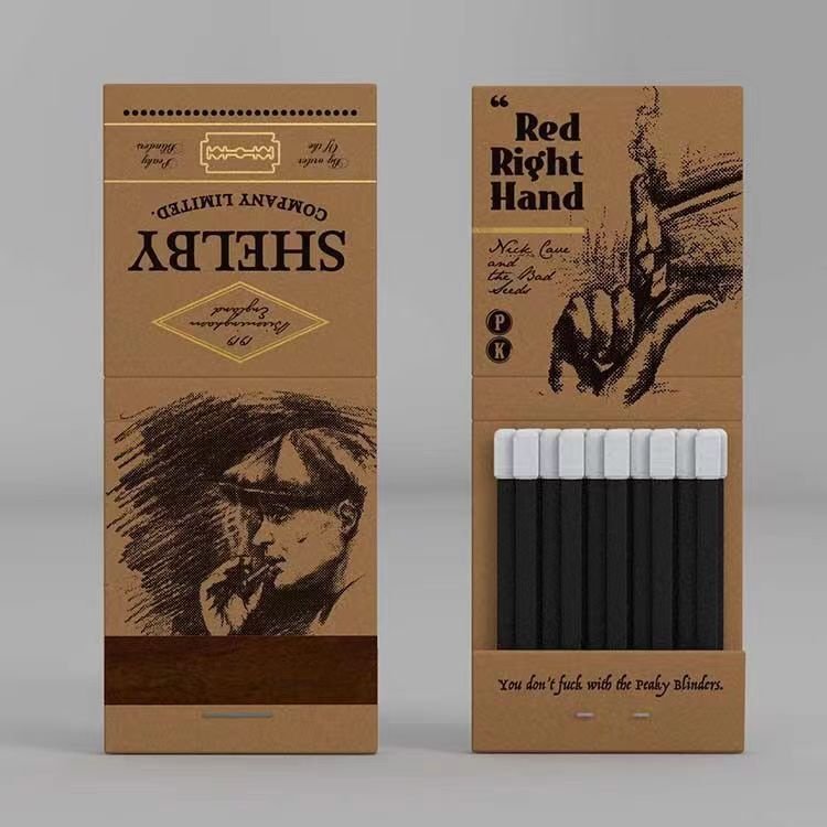 Paper custom matches personalized special creative shaver party Shelby old-fashioned retro for cigar customized matches