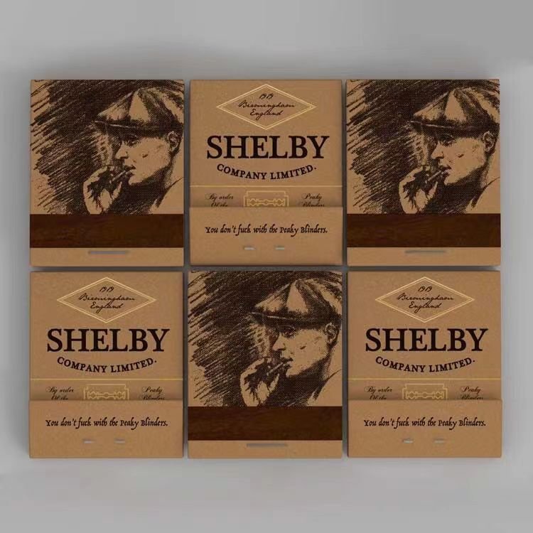 Paper custom matches personalized special creative shaver party Shelby old-fashioned retro for cigar customized matches