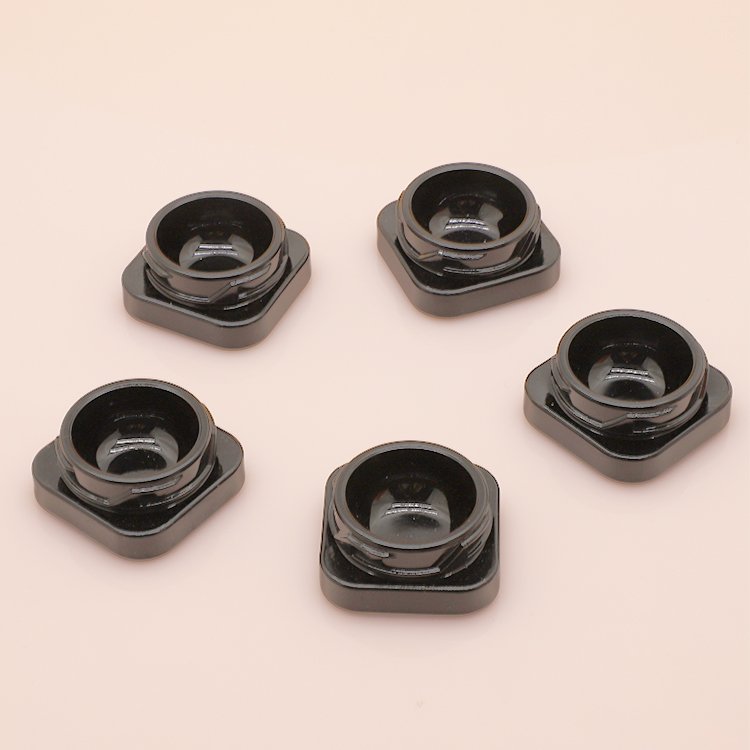 Pop 9ml 9g black bottle jar small cube glass container child resistant concentrate packaging can match black screw top