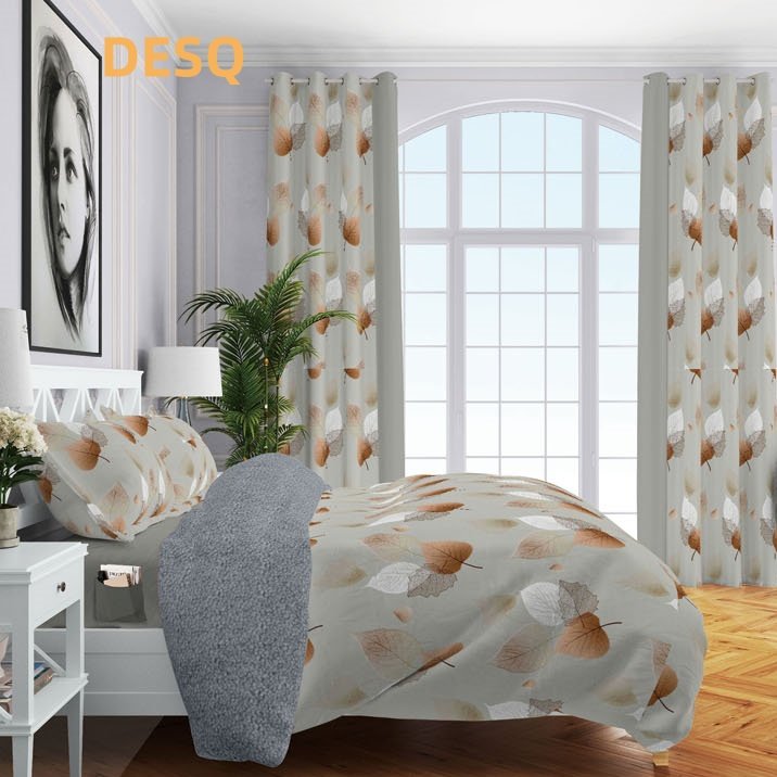 Microfiber 7 Piece Printing Comforter Sets Luxury Bedding Sets With Matching Curtains
