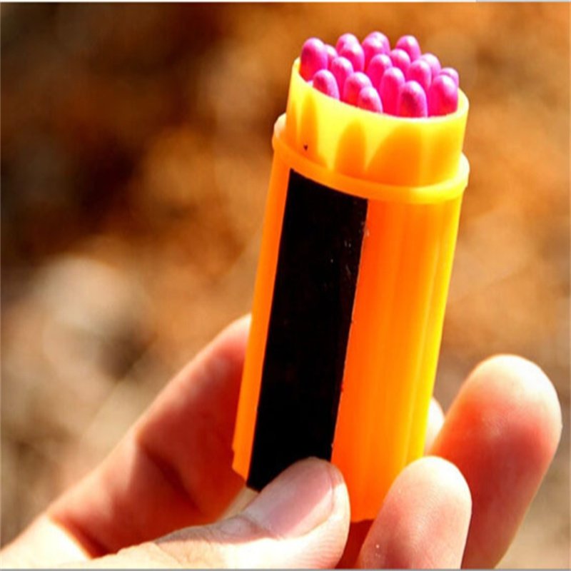 Outdoor match windproof match outdoor emergency survival match box 20 pcs in one box