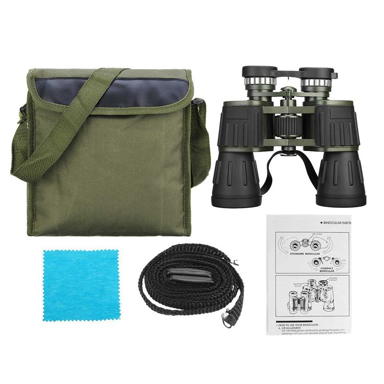 LUXUN 60X50 Binoculars HD Outdoor Ultra Wide Angle Powerful Binoculars for Watching Match Travel Hunting