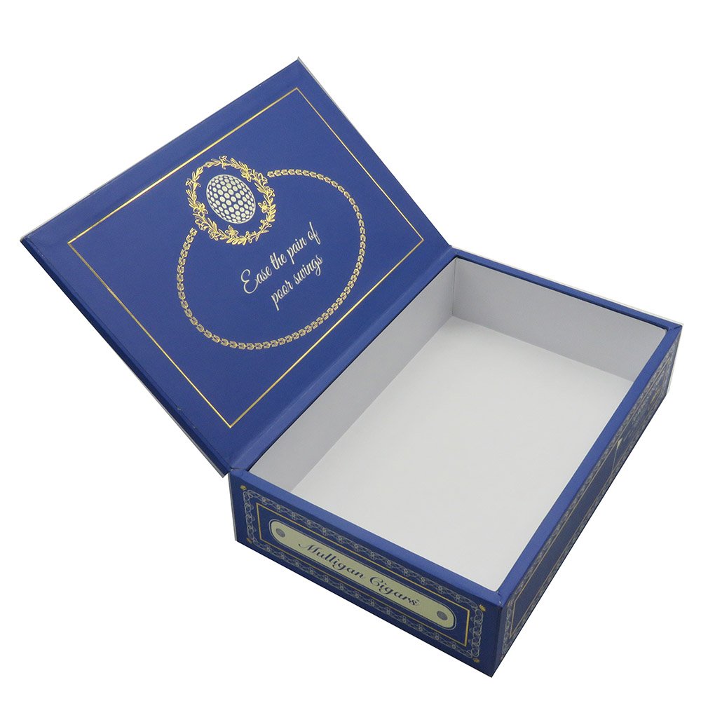 Custom Cigar Matches Boxes Luxury Black rigid presentation Packaging Box