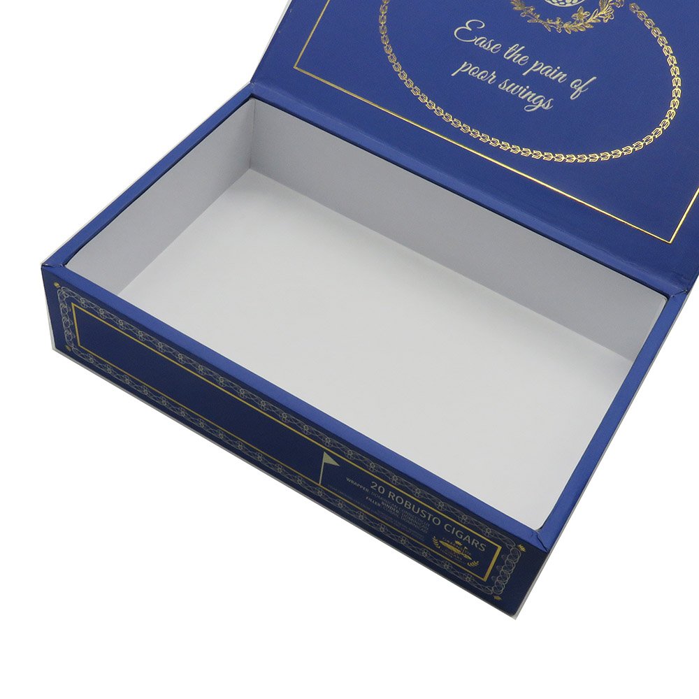 Custom Cigar Matches Boxes Luxury Black rigid presentation Packaging Box