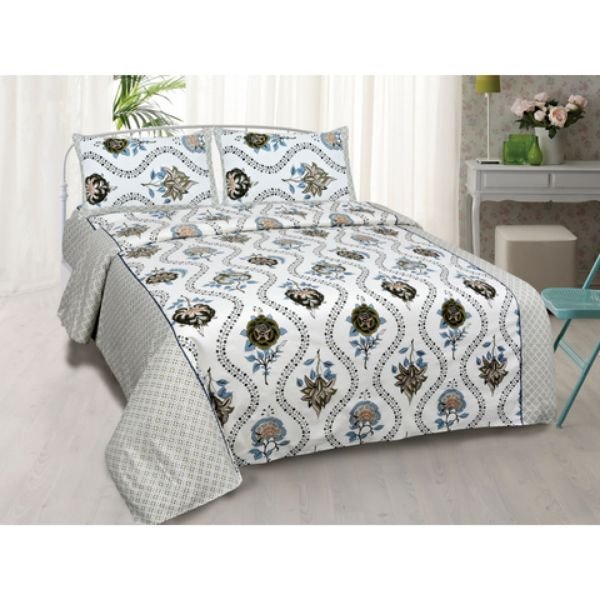 Cotton Bed Sheet with 2 Matching Covers Cotton Bed Linen Set Indian Wholesale Best Offer Beautiful Floral Print 60 Modern 50 Set