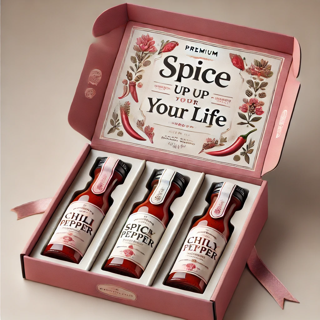 private label biodegradable food grade cardboard seasoning container hot sauce packaging luxury spice paper box with eva insert