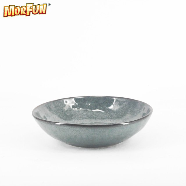Best selling daily use loose item dinnerware irregular shape mix and match reactive glaze stoneware dinner set range