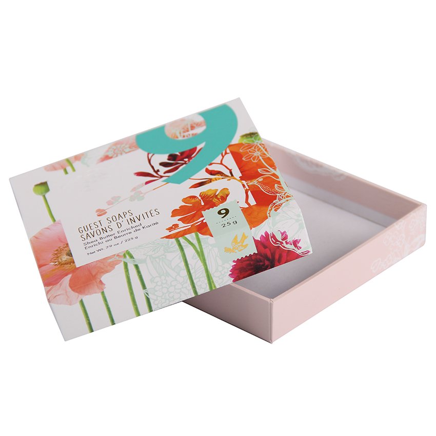 Printing paper sleeve matches fashion soap paper packaging box