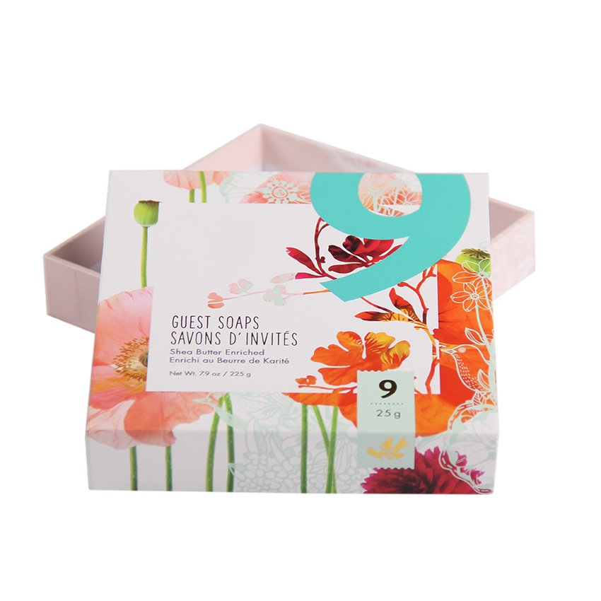 Printing paper sleeve matches fashion soap paper packaging box