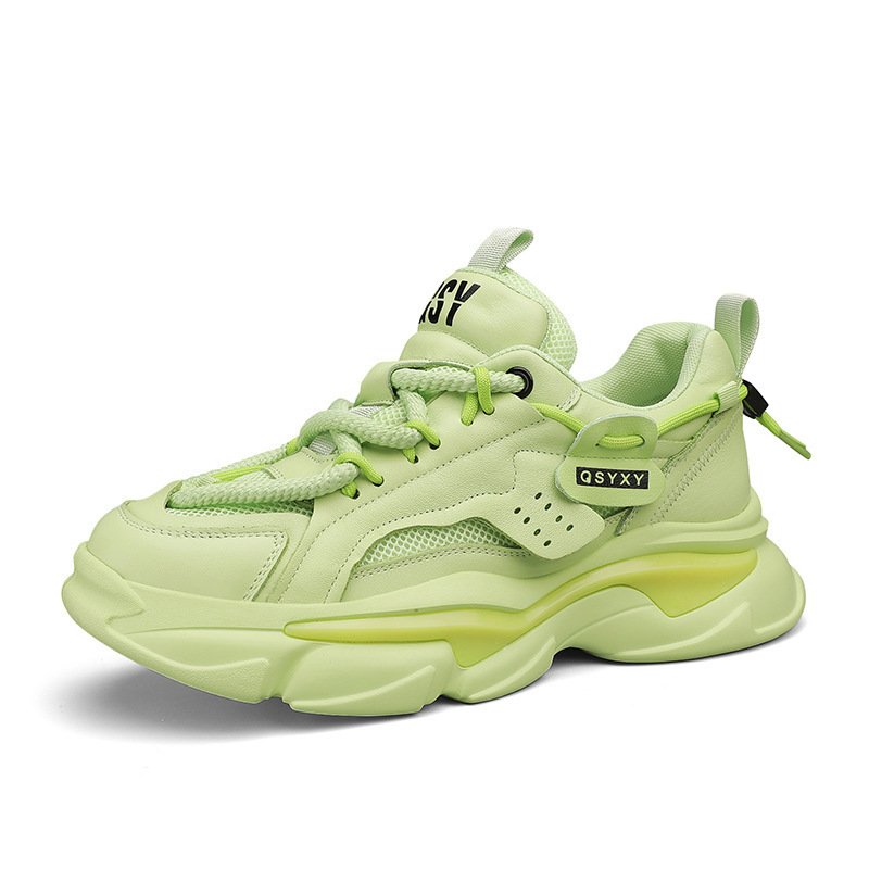 Breathable Non-Slip Sneakers Korean Version All-Match Fashion Thick Sole Sport Student Father Casual Shoes