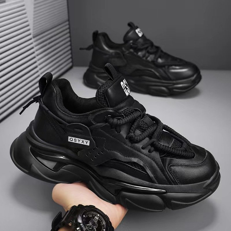 Breathable Non-Slip Sneakers Korean Version All-Match Fashion Thick Sole Sport Student Father Casual Shoes
