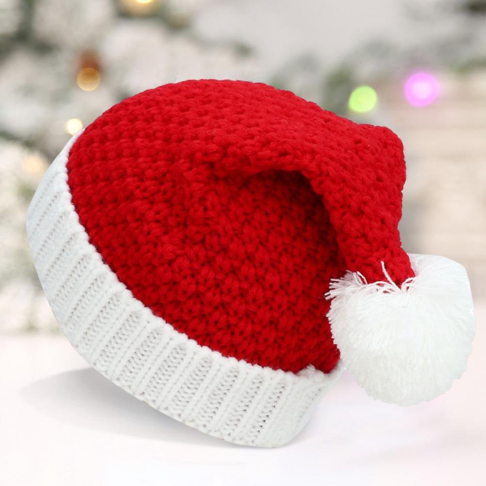 HOT sale beanie 100% Acrylic matching red kint christmas family hats Christmas Gift for women