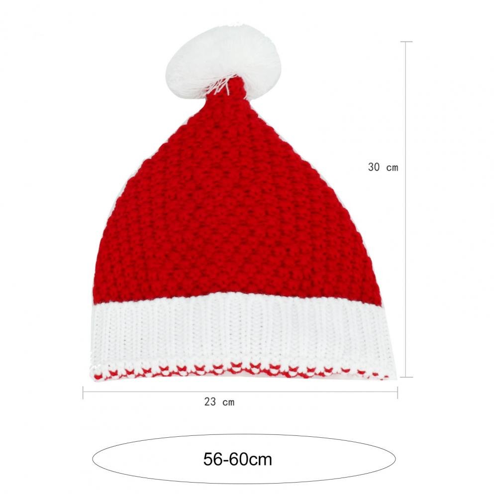 HOT sale beanie 100% Acrylic matching red kint christmas family hats Christmas Gift for women