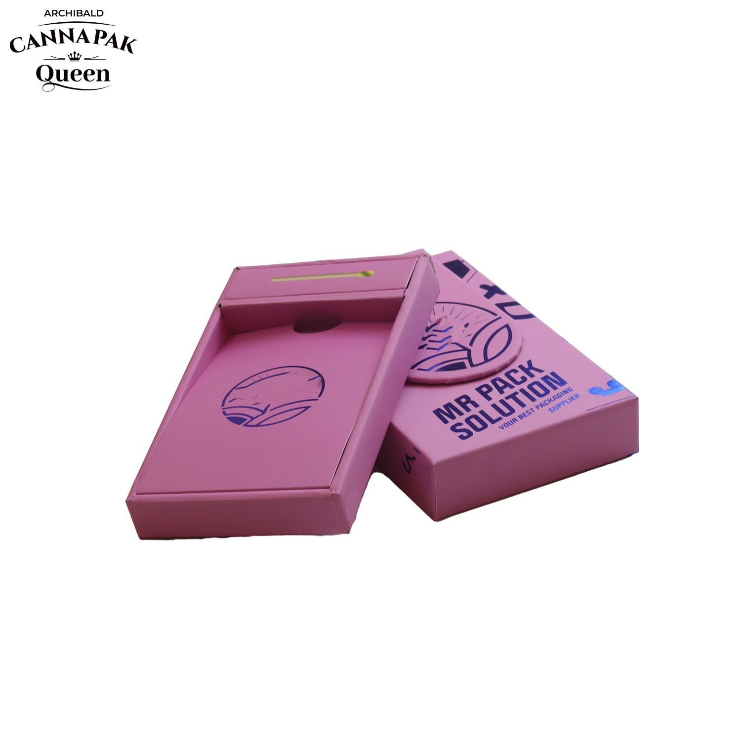 Archibald China Manufacturer Tobacco Box Child Resistant Slide Out Cassette Tape Pre Roll Boxes Wholesale With Match