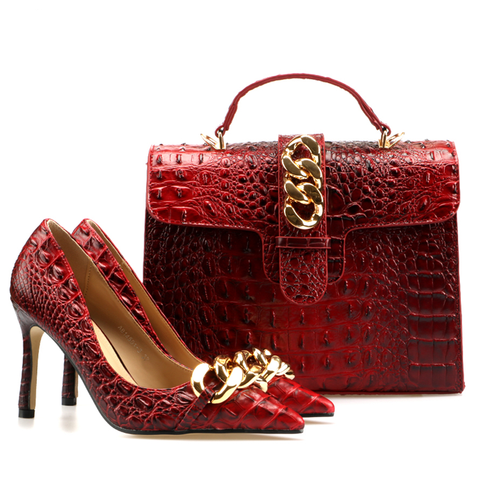 Top Quality Matching Shoes And Bags Set Beautiful Italian Shoes Women Handbag To Match Party Shoes