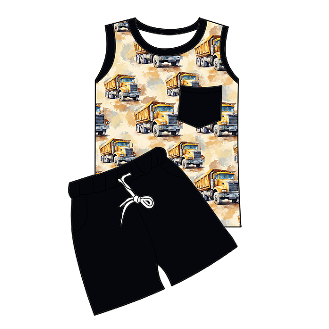 custom vehicle matching black two layer bamboo/milk silk Blankets