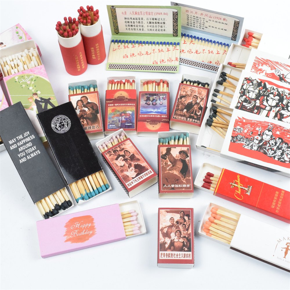 Manufacturers selling craft boxed rectangular matches scented candles special long-handled matches