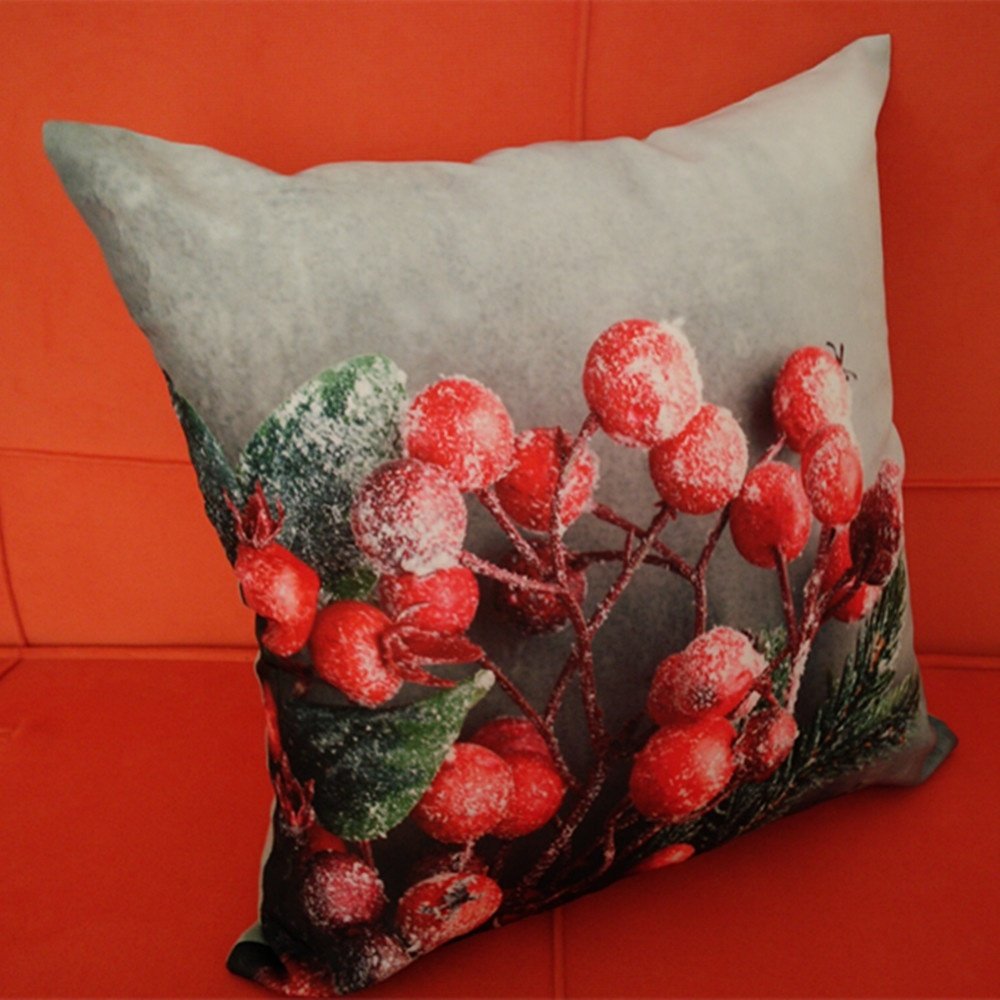 Christmas Table Runner Matched Cushion Cover and Placemat for New Year Decor Table Linens