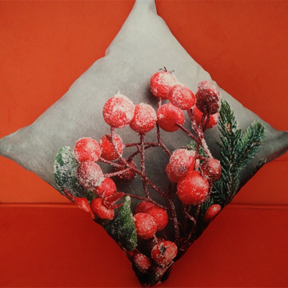 Christmas Table Runner Matched Cushion Cover and Placemat for New Year Decor Table Linens