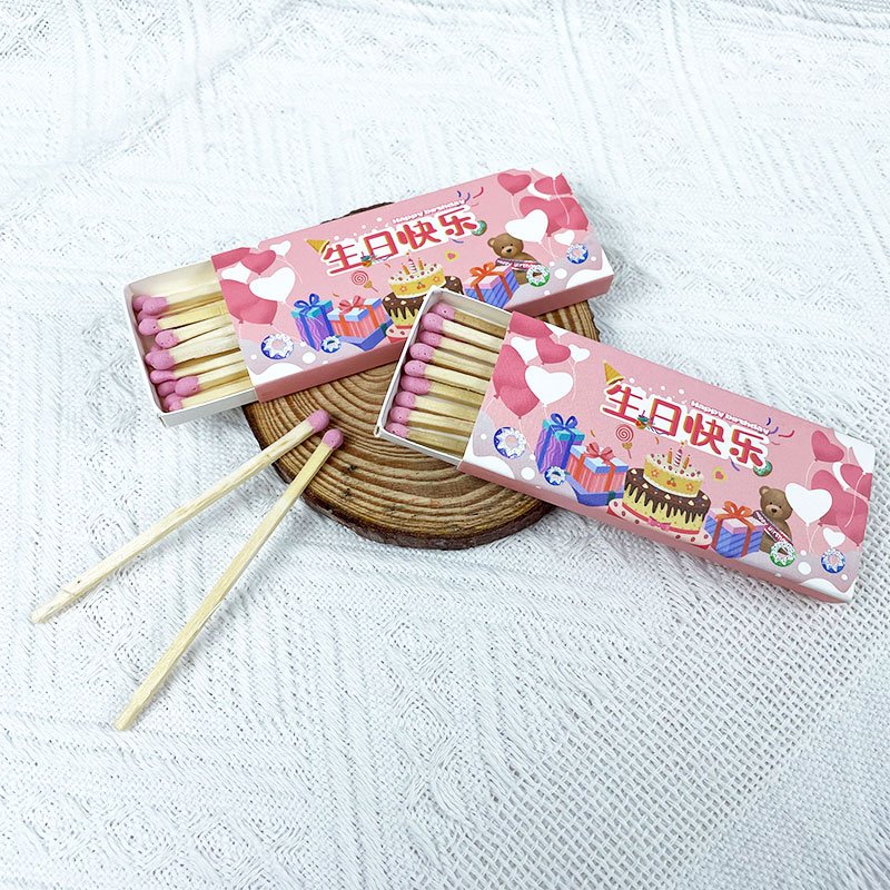 Production Candle Matches Wholesale safety matche Customized Box Matches Wholesale low Price for candle matchsticks