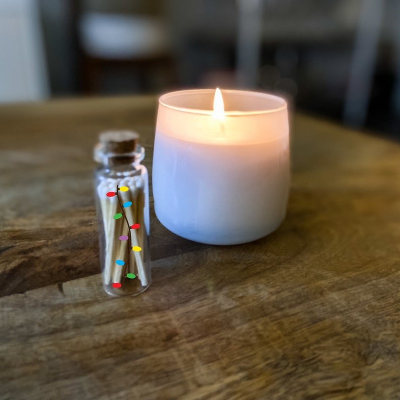 bottle apothecary hotel home decor prompt matches in glass jar gift high quality factory fancy matchstick jar