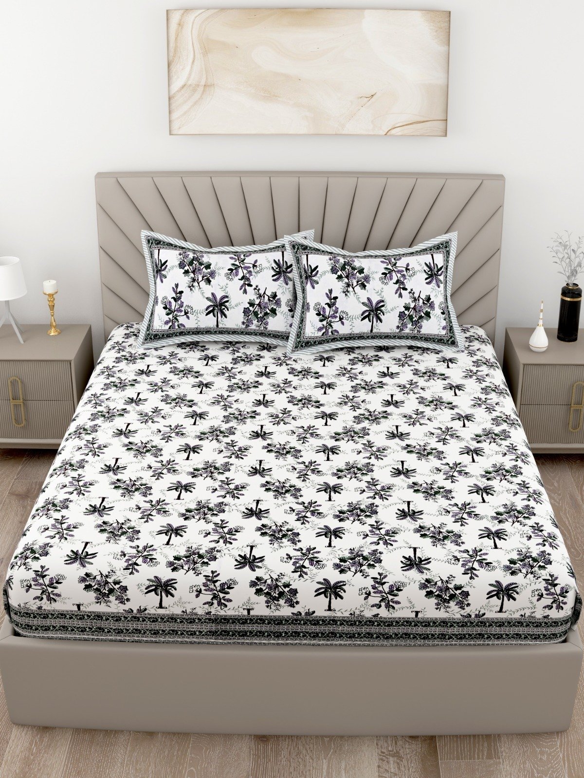 Looking Pure Cotton Super King Size Bedsheets
