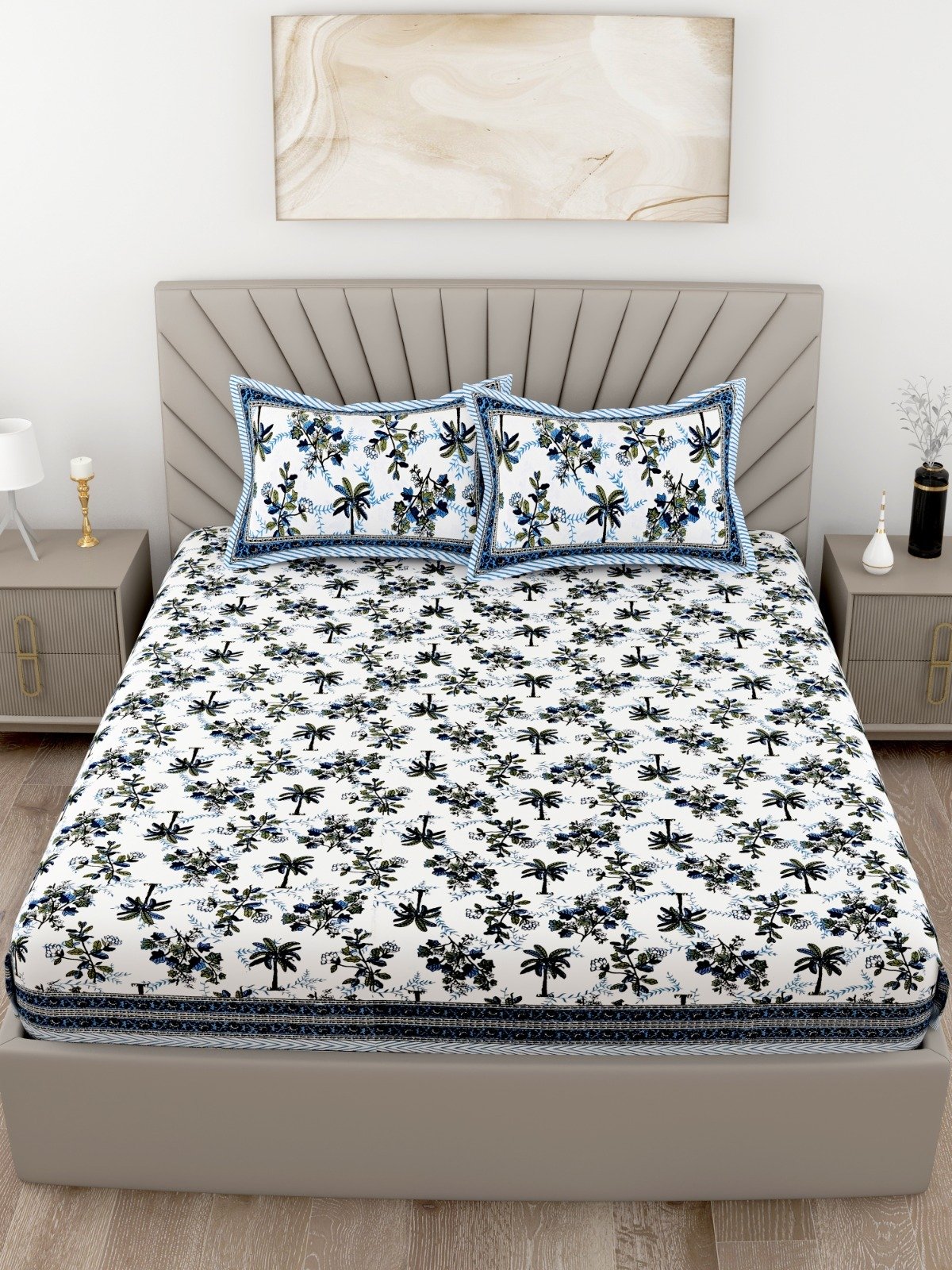 Looking Pure Cotton Super King Size Bedsheets