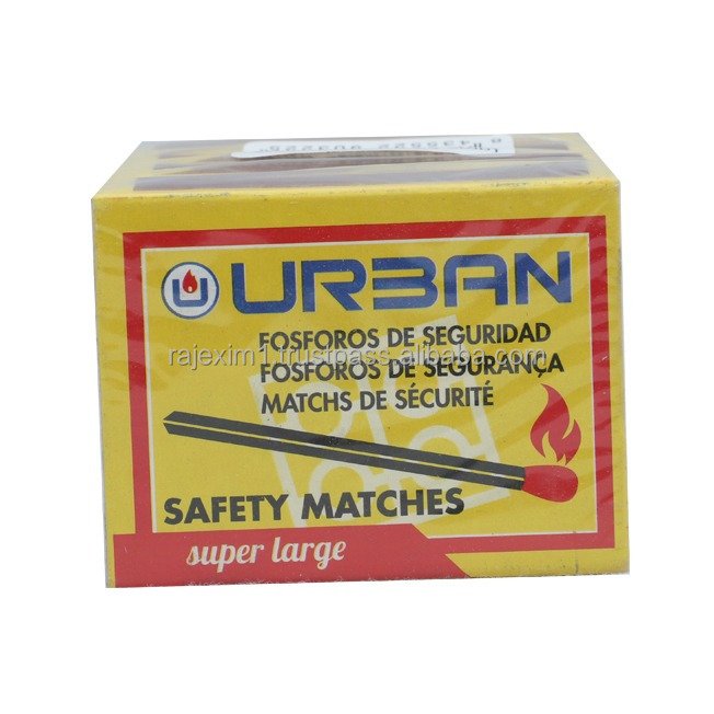 Kitchen matches in custom matches 200 FILL Big size box with colorful heads matchbox with 118 x 65 x 25 mm