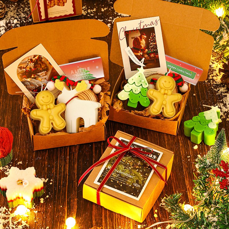 Hot Sales Wholesale Christmas Gift Set Candle Natural Soy Wax Scented Candles