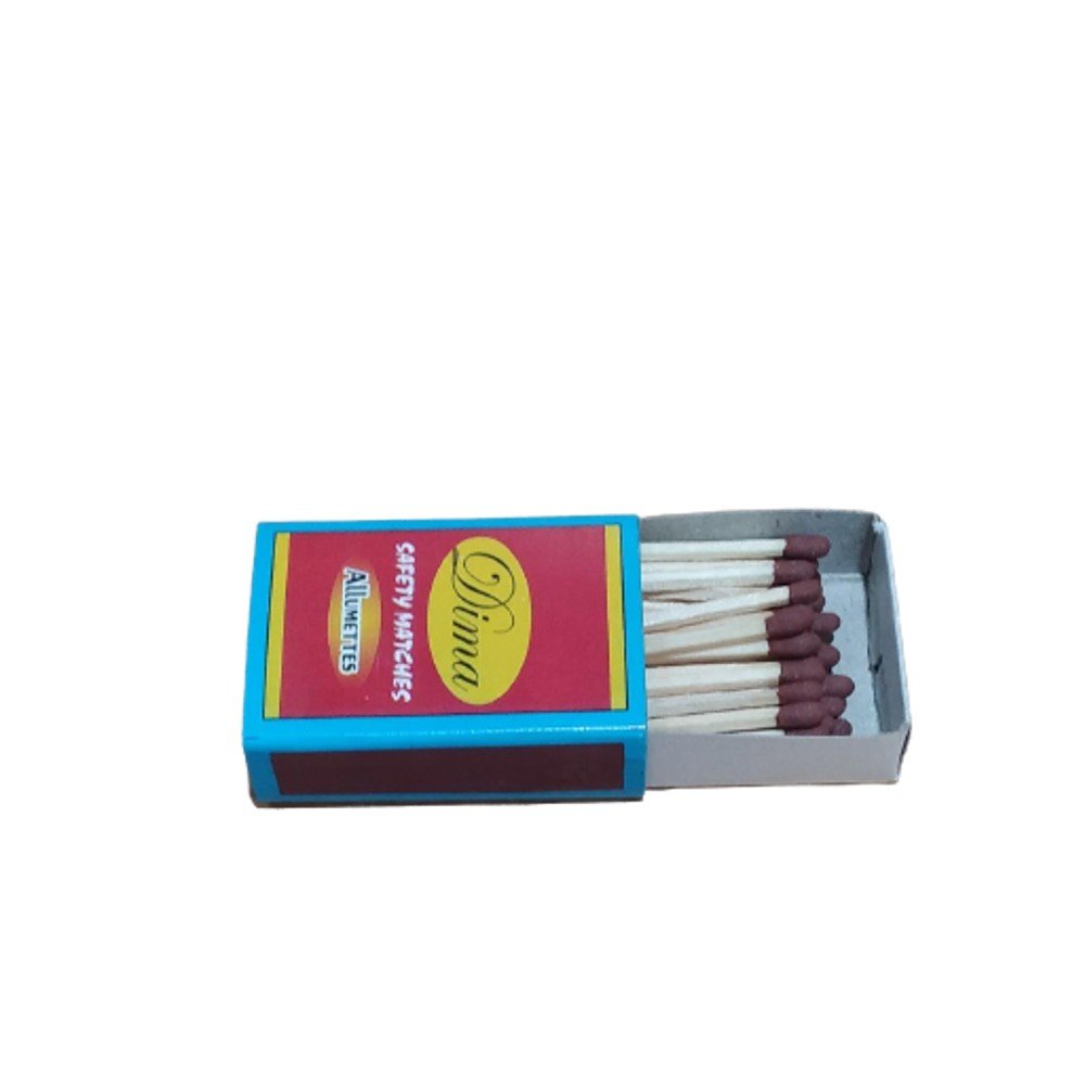 Hot Selling 5S Safety Green Match Head Bulk Wooden Matches size 52 x 35 x 12mm (40 sticks)